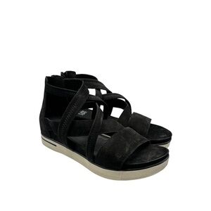 Eileen Fisher Strappy Story Platform Sandal sz 8.5